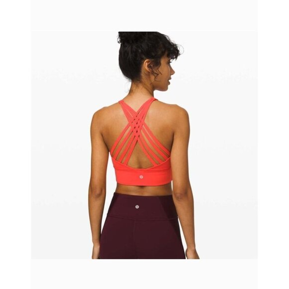 SOLDLululemon Women's Sports Bras Bundle Of 4 Strappy Backs High Medium Support - Picture 2 of 2